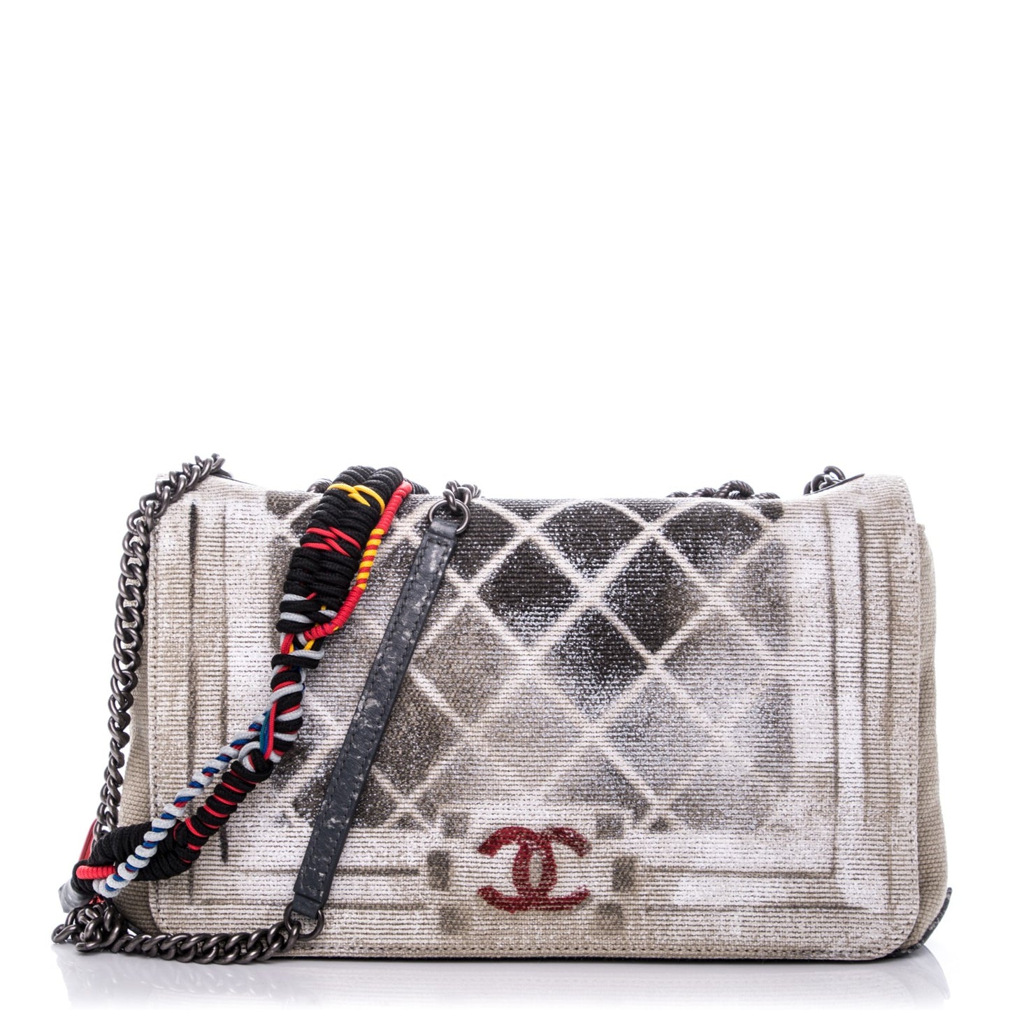 Canvas Tromp L’Oeil Graffiti Oh My Boy Flap Beige