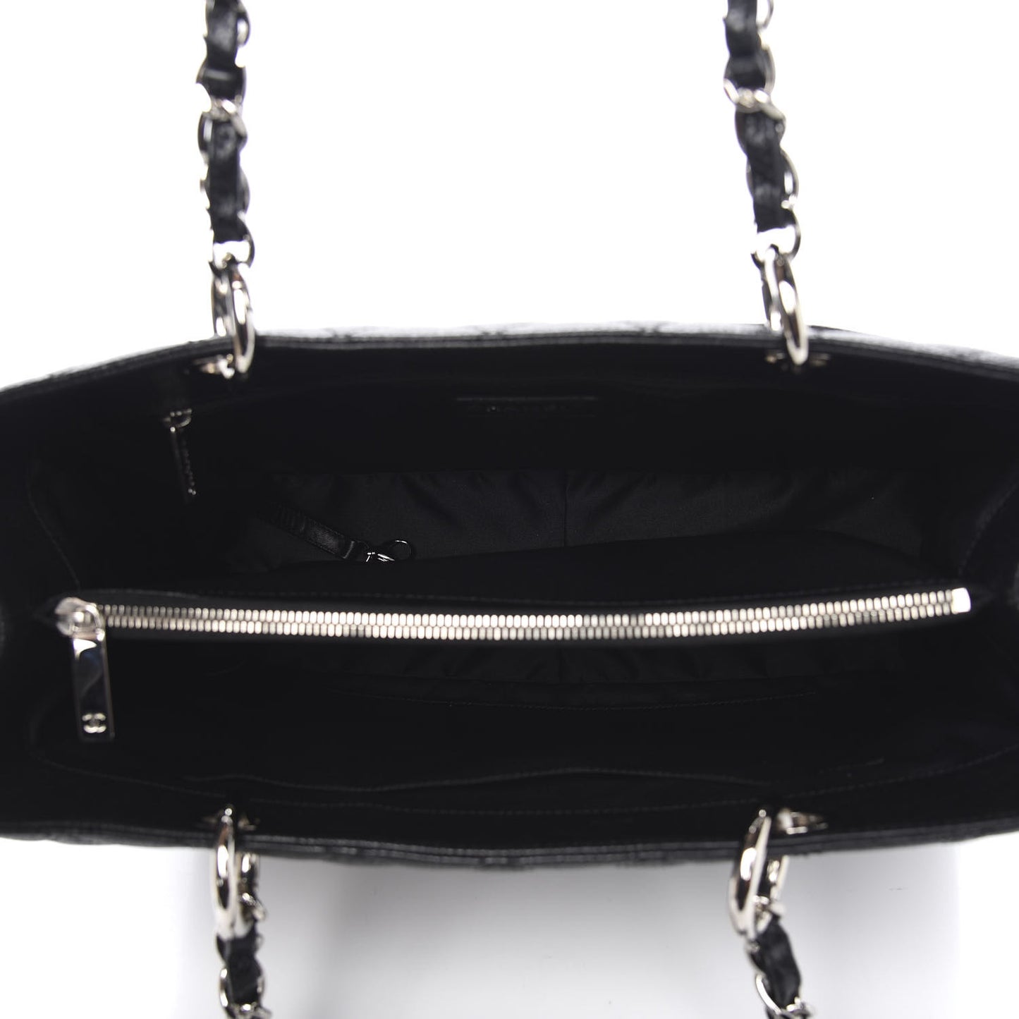 Caviar Quilted Grand Shopping Tote GST Black