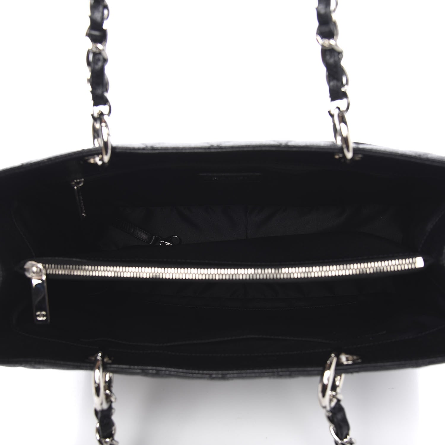 Chanel Caviar Quilted Grand Shopping Tote GST Black 4 of 10