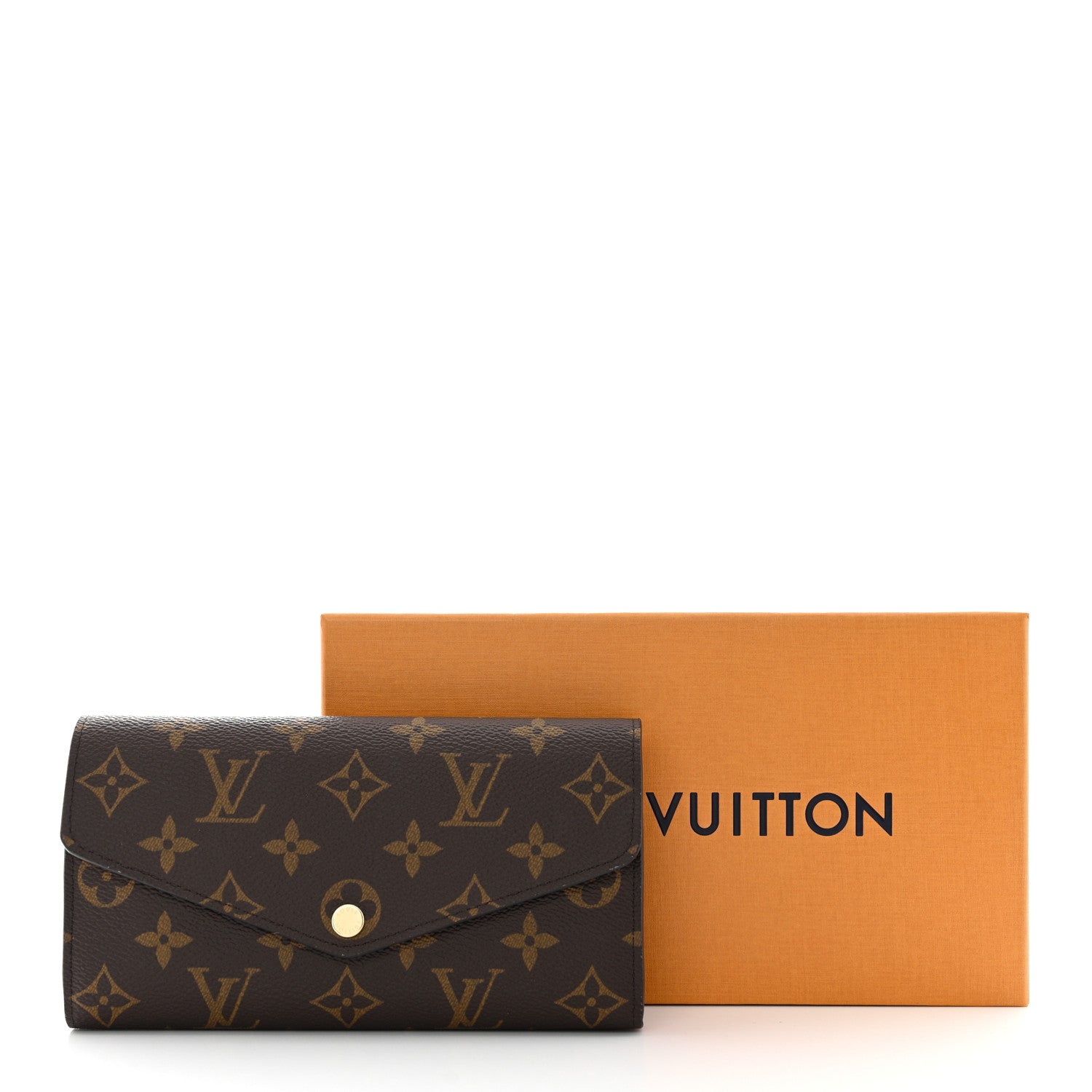 Louis Vuitton Monogram Sarah Wallet NM Coquelicot 9 of 9