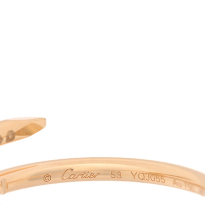 Cartier 18K Yellow Gold Small Juste Un Clou Ring 53 6.5 4 of 6