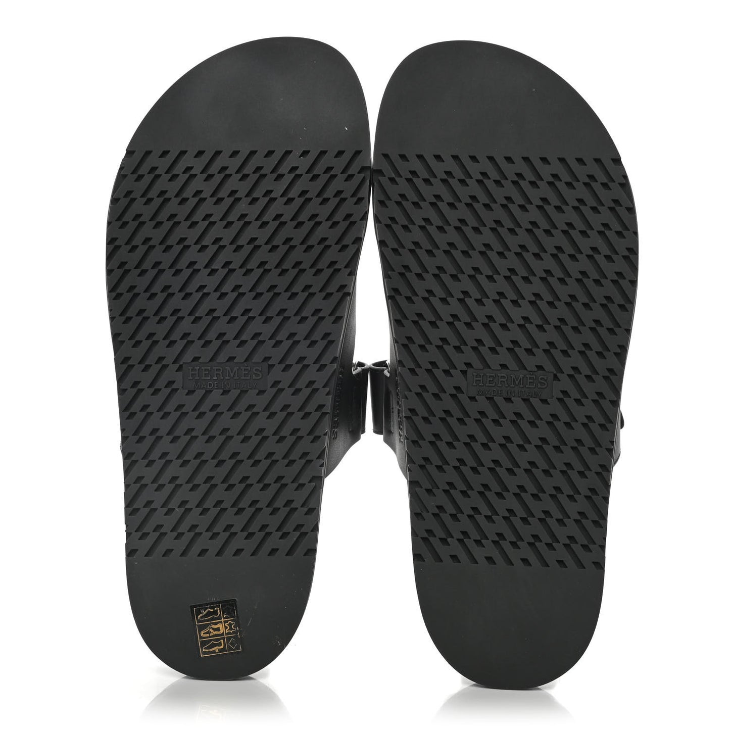 Calfskin Mens Chypre Sandals 42 Black