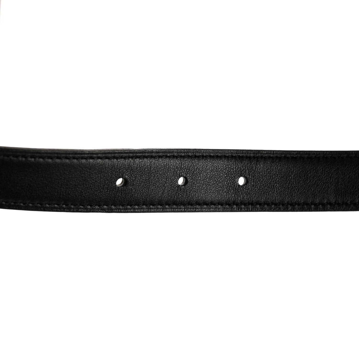 Hermes Swift Epsom 24mm Mini Constance H Belt 85/34 Black Etoupe 3 of 9