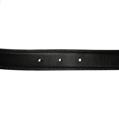 Hermes Swift Epsom 24mm Mini Constance H Belt 85/34 Black Etoupe 3 of 9