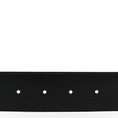 Gucci Textured Calfskin Double G 40mm Belt 95 38 Black 4 of 6