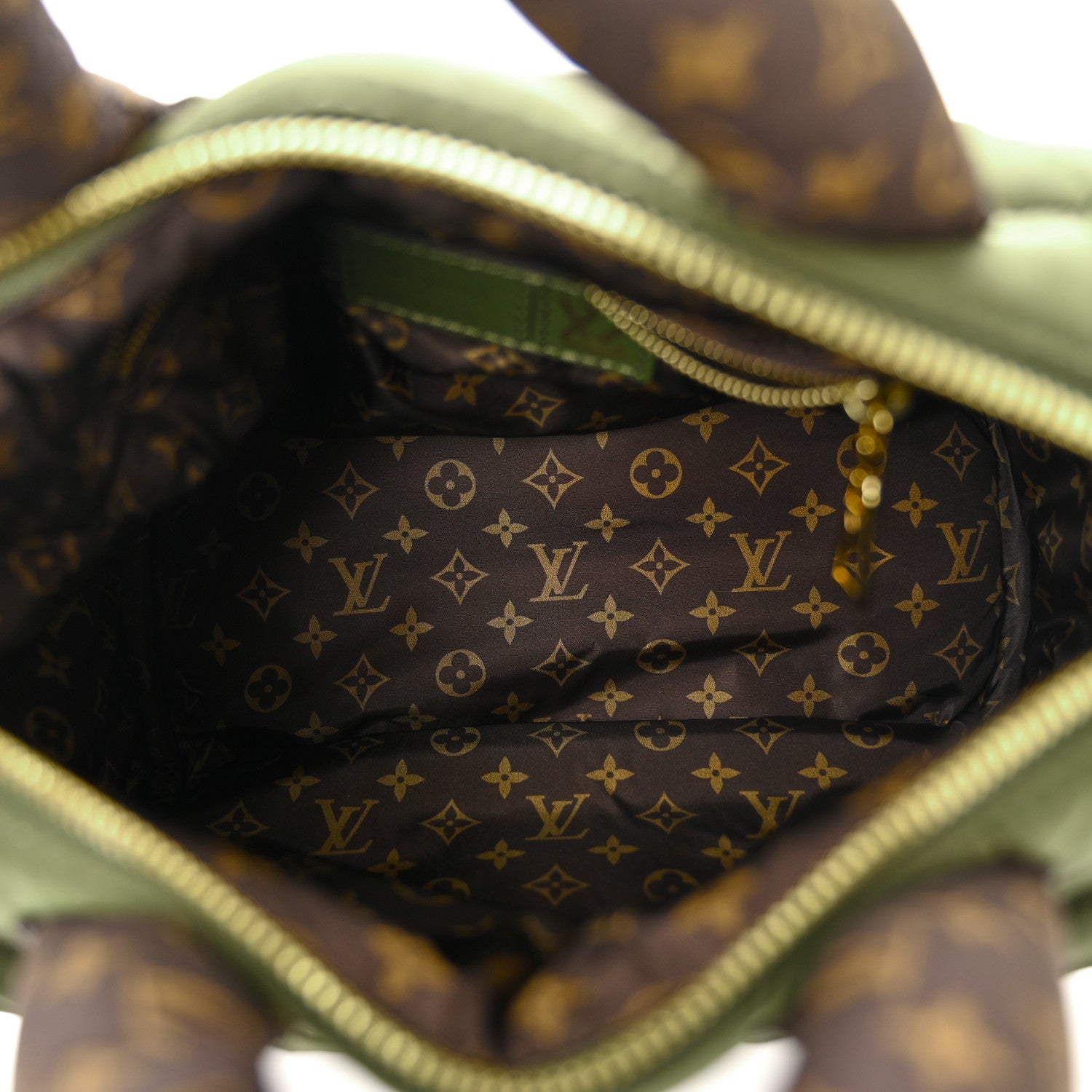 Louis Vuitton LOUIS VUITTON Econyl Mini Monogram Pillow Speedy Bandouliere 25 Khaki 5 of 9