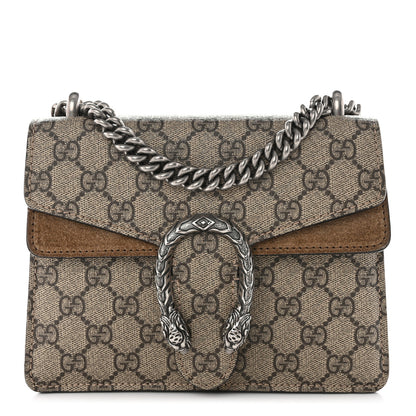 Gucci GG Supreme Monogram Mini Dionysus Shoulder Bag Taupe 1 of 14