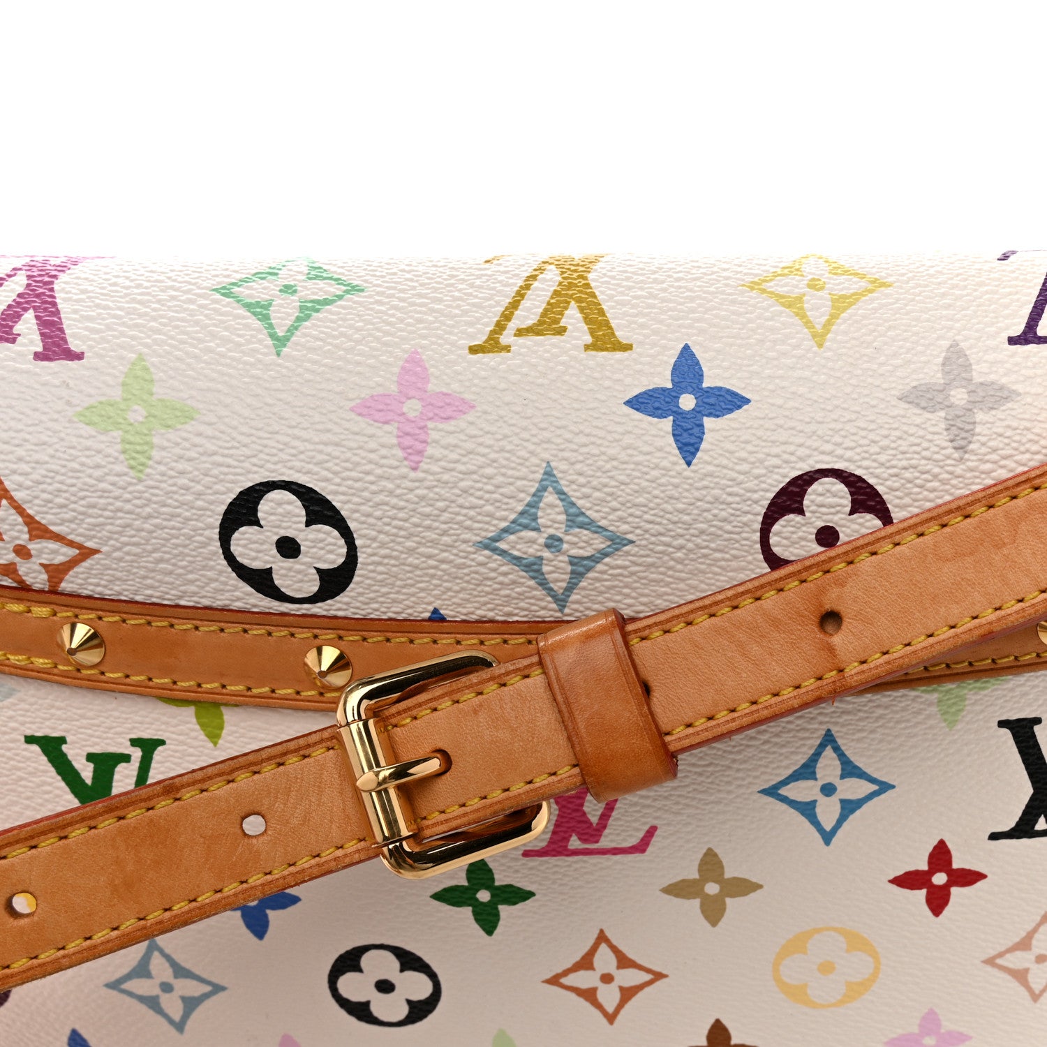 Louis Vuitton Monogram Multicolor Sologne White 14 of 15