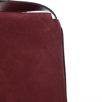 Gucci Suede Medium Arli Flap Shoulder Bag Vintage Bordeaux 12 of 16