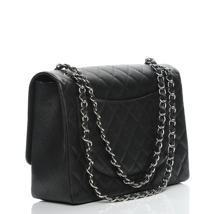 Chanel Caviar Quilted Maxi Single Flap Black 3 of 8
