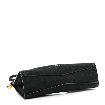 Alaia Suede Le Click East West Small Bag Black 4 of 9