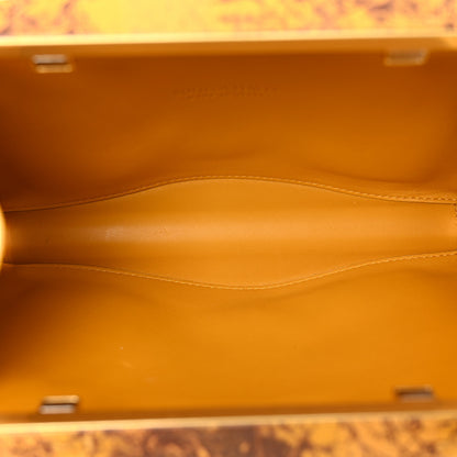 Bottega Veneta Spazzolato Calfskin Chain Clutch Gold Marble 5 of 12