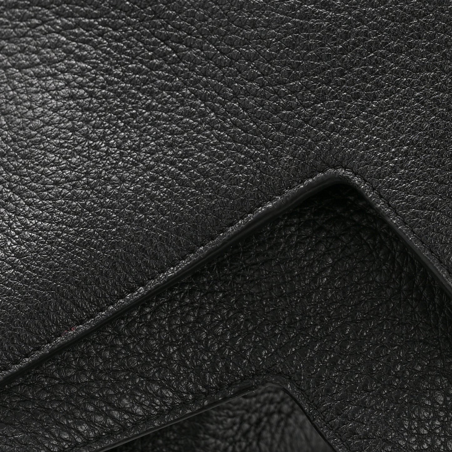Grained Deerskin Bea Tote Black