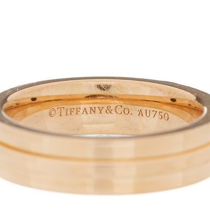 Tiffany 18K Rose Gold T Two Narrow Ring 46 3.75 4 of 4