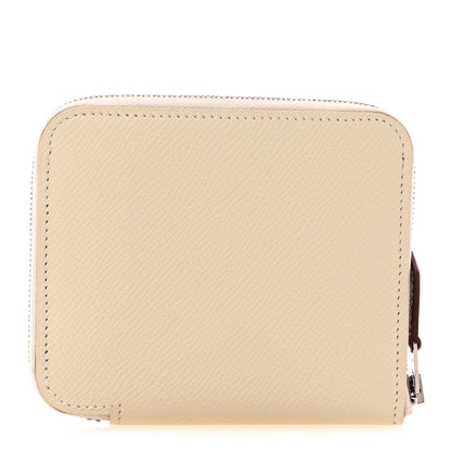 Hermes Epsom Silk'in Compact Wallet Nata Colvert 1 of 11