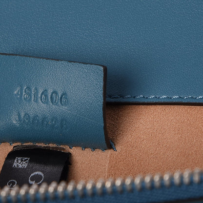 Gucci Snakeskin Blind For Love Embroidered Small Dionysus Shoulder Bag Ultramarine Multicolor 9 of 10
