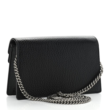 Gucci Calfskin Super Mini Dionysus Shoulder Bag Black 3 of 11
