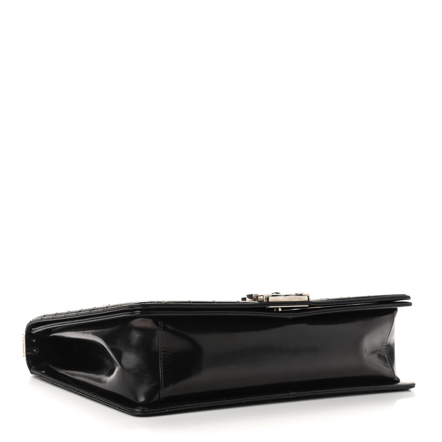 Chanel Glazed Calfskin Large Boy Flap Black 4 of 13