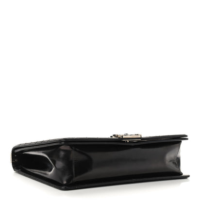 Chanel Glazed Calfskin Large Boy Flap Black 4 of 13