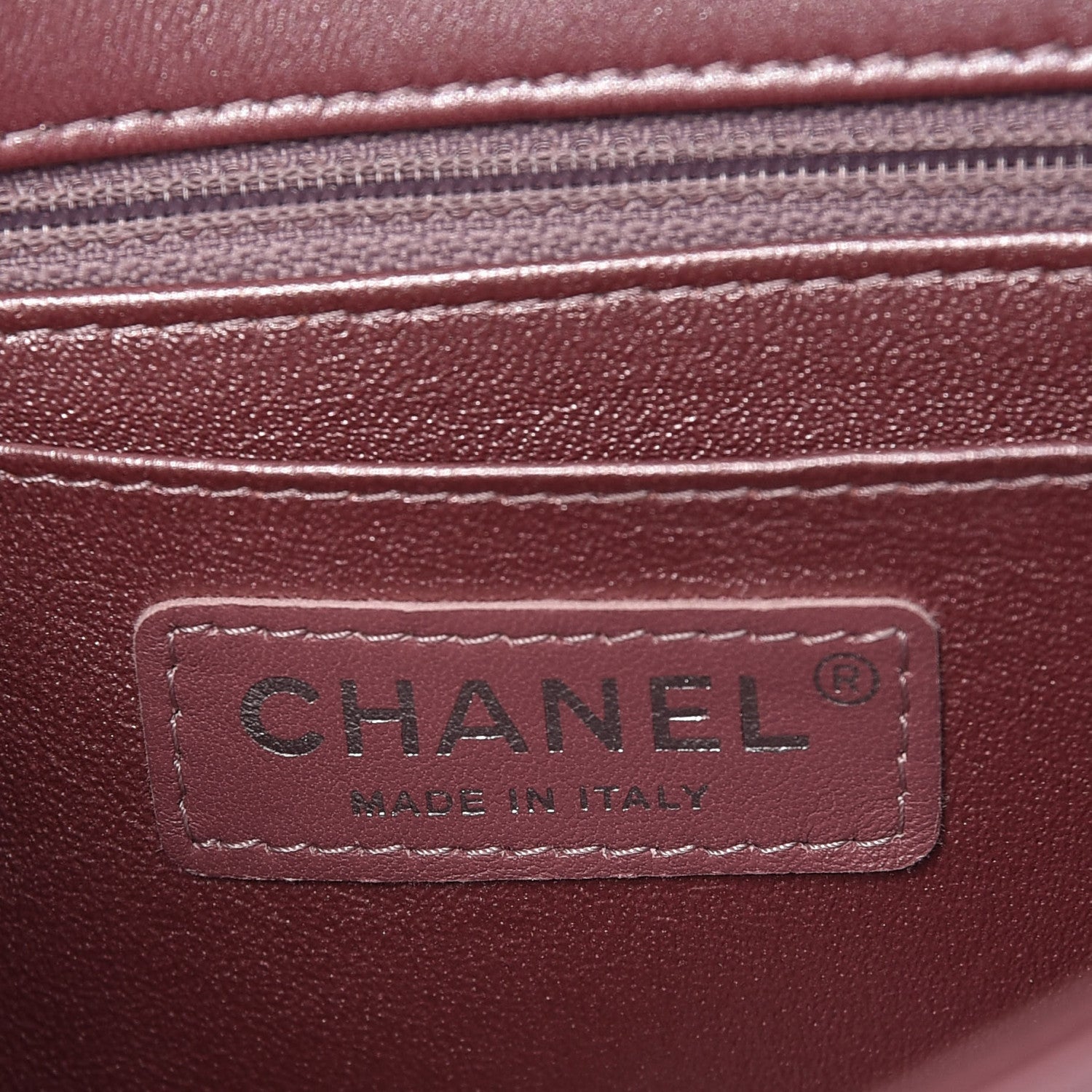 Chanel Metallic Lambskin Quilted Mini Rectangular Flap Pink 4 of 7