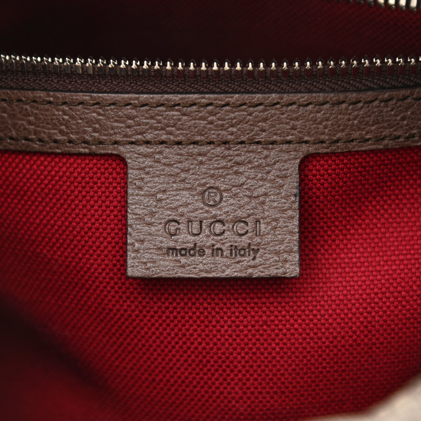 GG Supreme Monogram Textured Calfskin Square Messenger Bag Beige Ebony New Acero