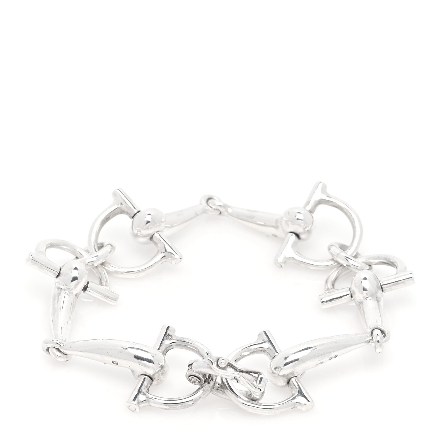Sterling Silver Horsebit Bracelet