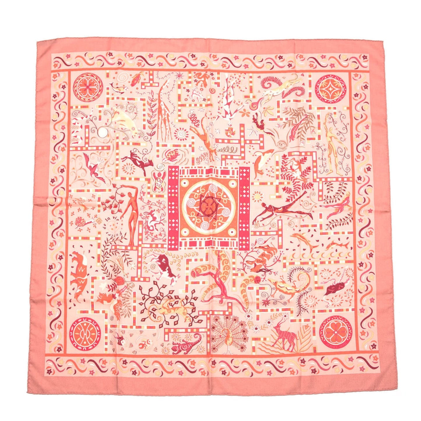 Cashmere Silk Forces de La Vie Scarf 90