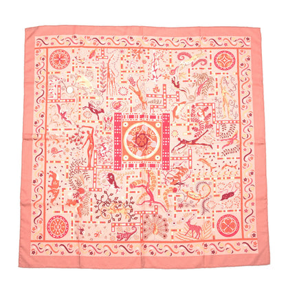 Hermes Cashmere Silk Forces de La Vie Scarf 90 1 of 6