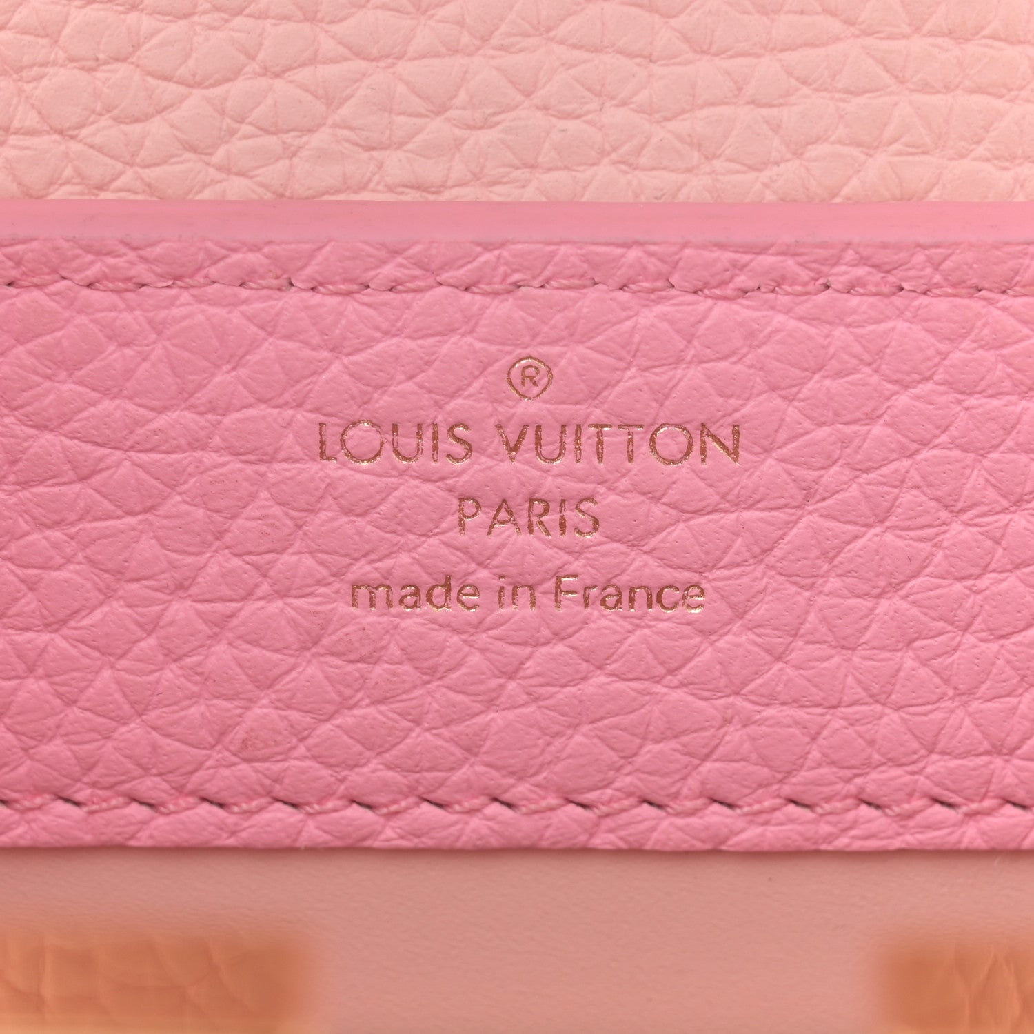 Louis Vuitton Taurillon Flower Chain Capucines Mini Candy Pink 6 of 10