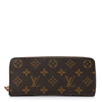 Louis Vuitton Monogram Clemence Wallet Fuchsia 1 of 7