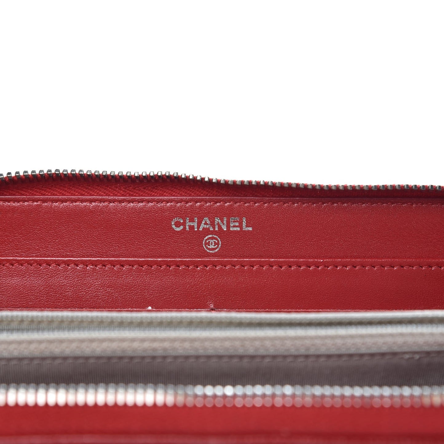 Caviar Sevruga Zip Around Wallet Red