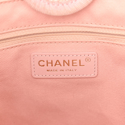 Chanel Mixed Fibers Calfskin Mini Deauville Tote Rose Pink 6 of 11