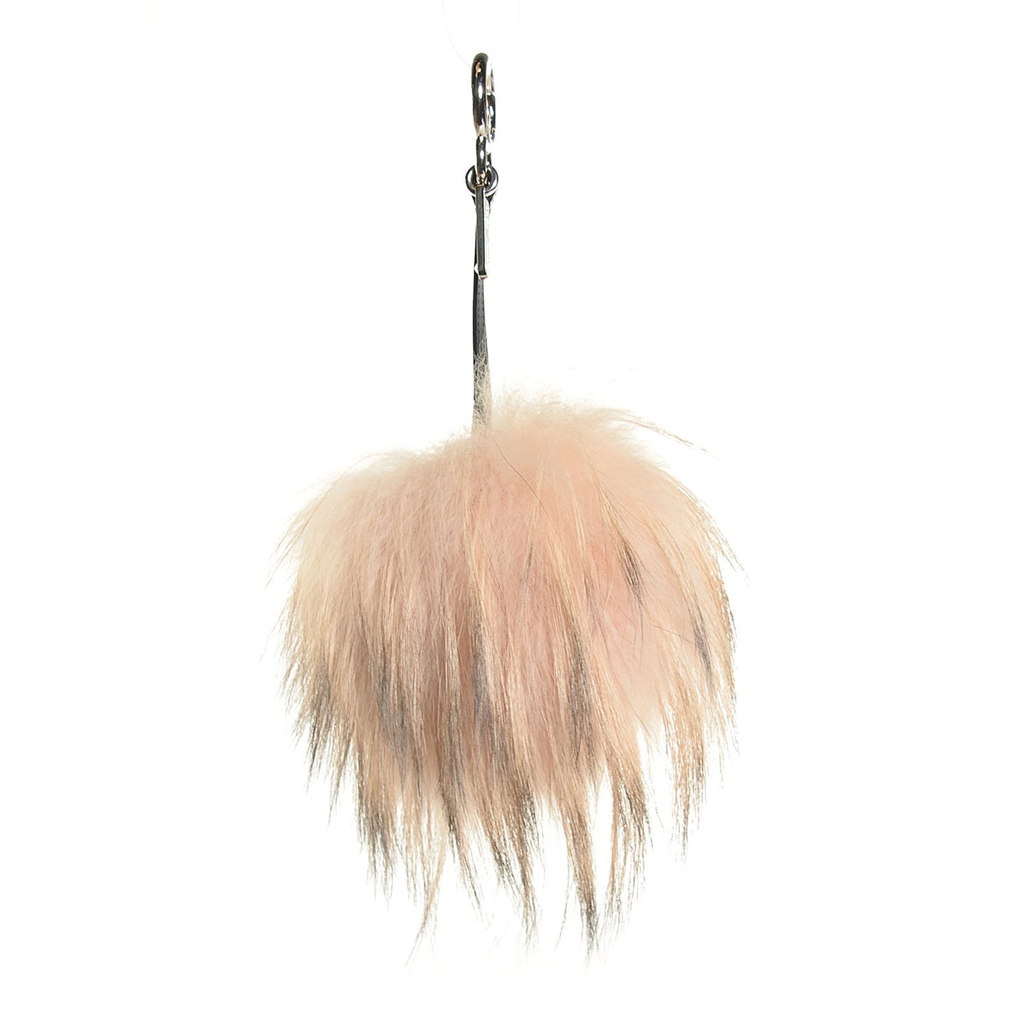 Fox Mink Rabbit Fur Vitello Flamingo Punchy Monster Bag Bug Charm Flamingo Rosa