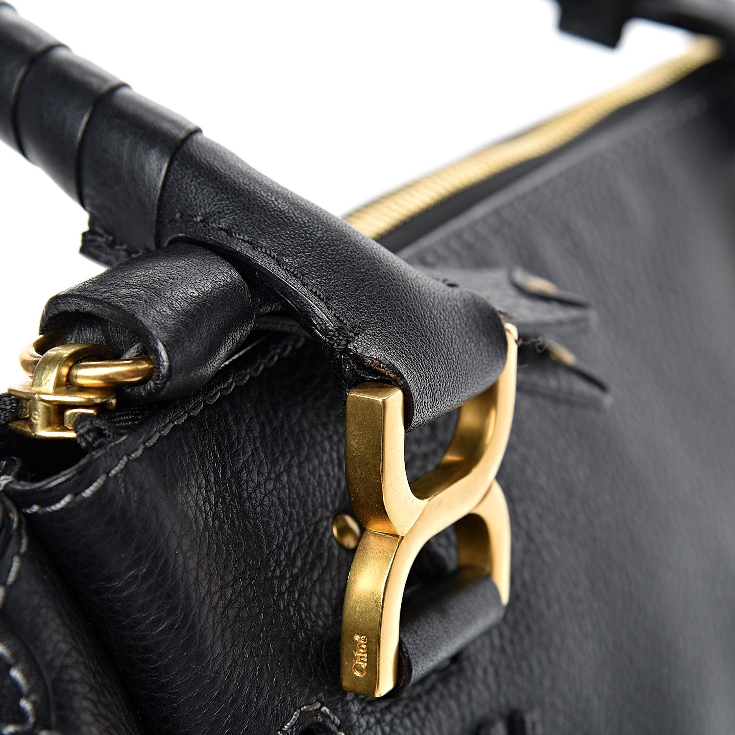 Chloe Calfskin Medium Marcie Satchel Black 12 of 12