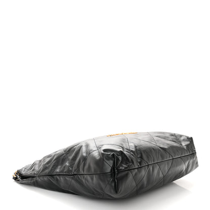 Chanel Shiny Calfskin Quilted Chanel 22 Black 5 of 11