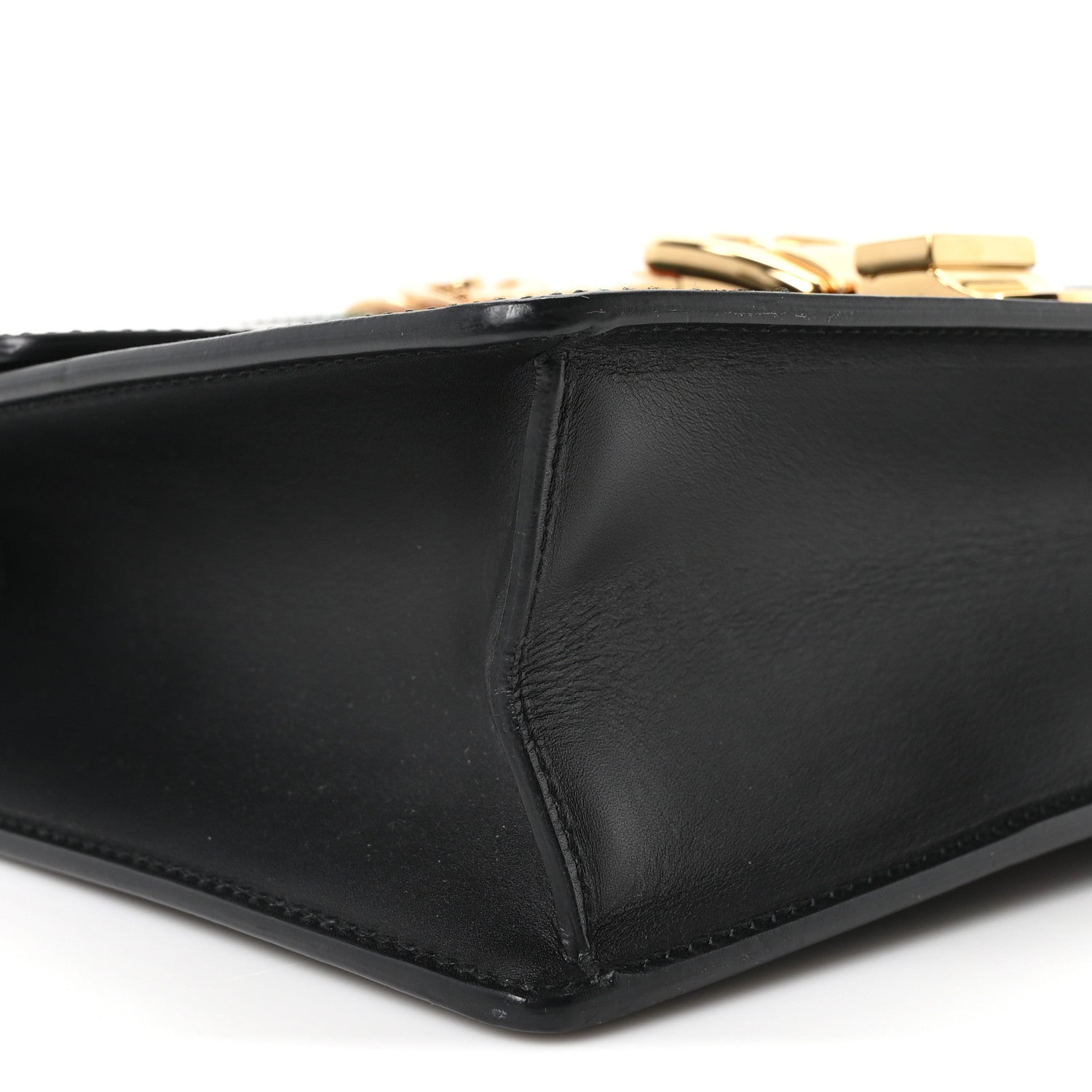 Gucci Calfskin Small Sylvie Shoulder Bag Black 9 of 10