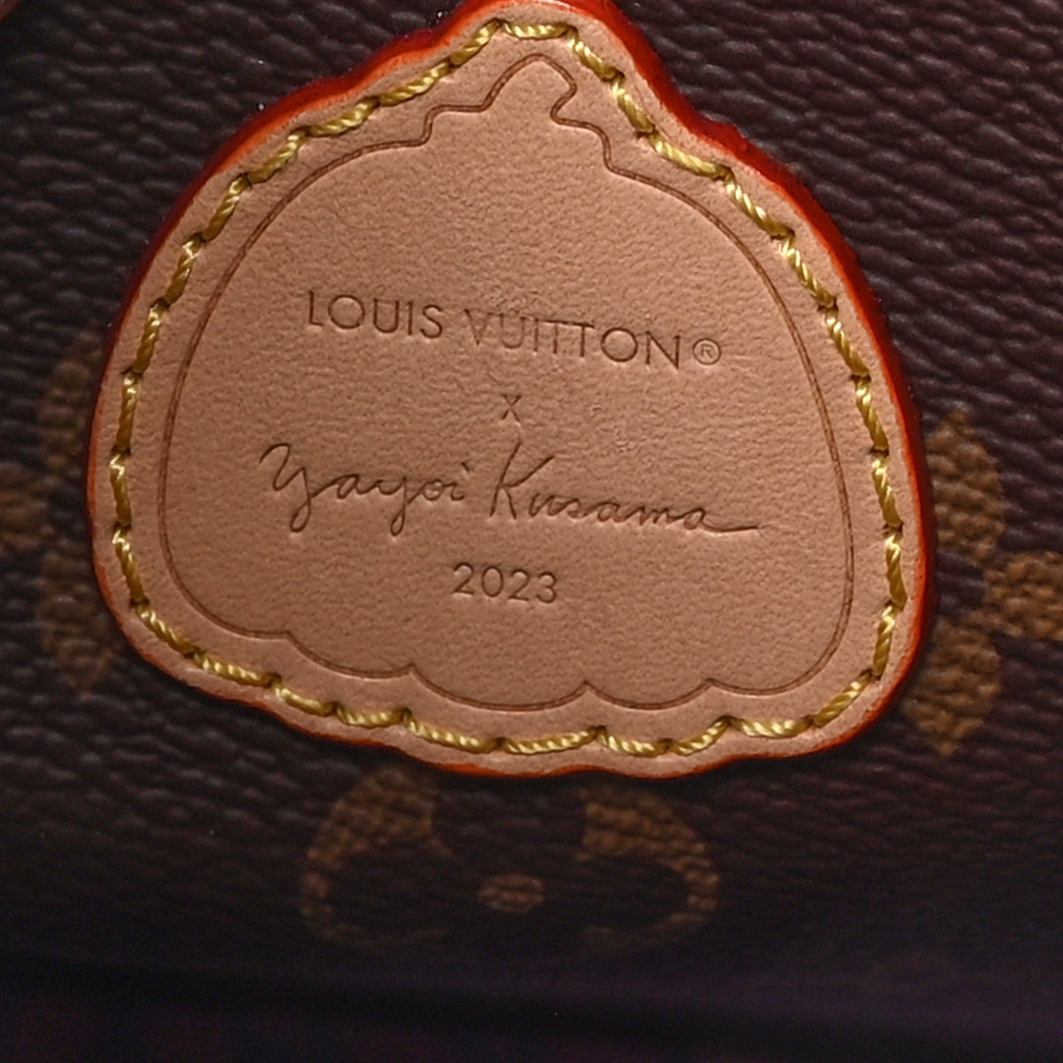 LV x YK Monogram Kusama Pumpkin Neonoe MM