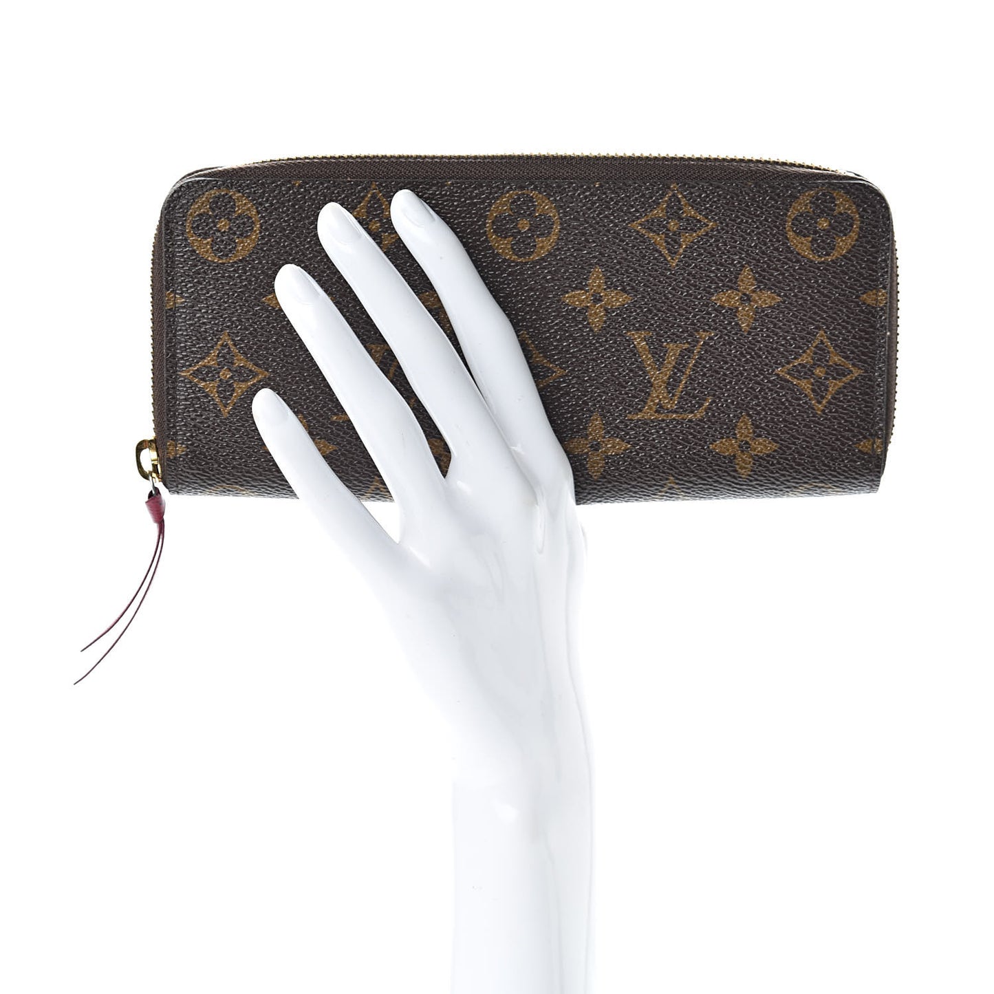 Monogram Clemence Wallet Fuchsia