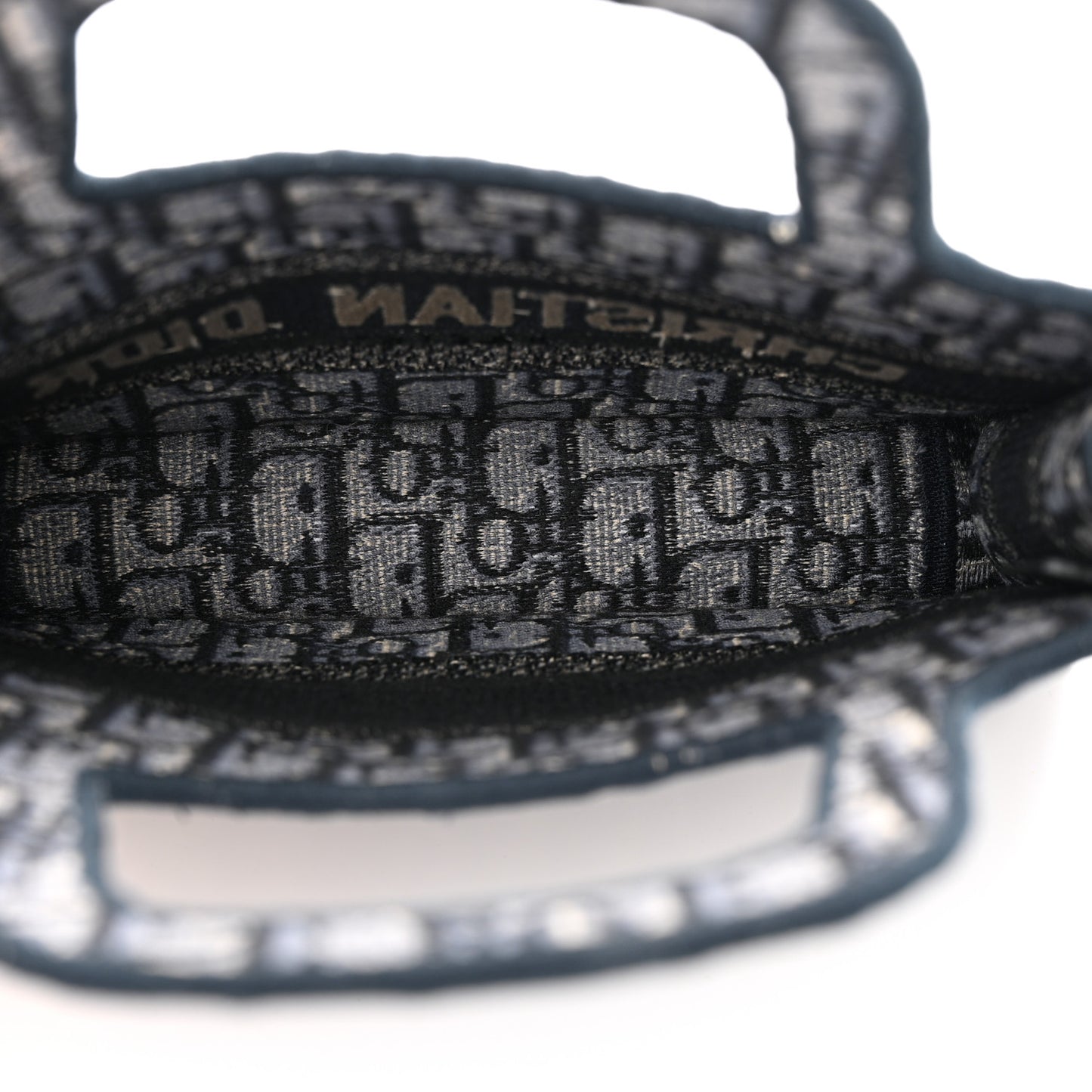 Oblique Mini Book Tote Blue Multicolor