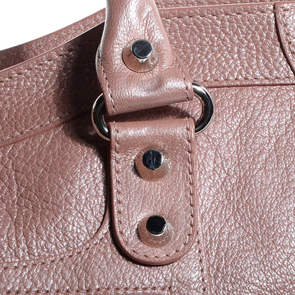 Balenciaga Pearlescent Goatskin Classic Palladium Hardware City Rose Rose Light 9 of 12