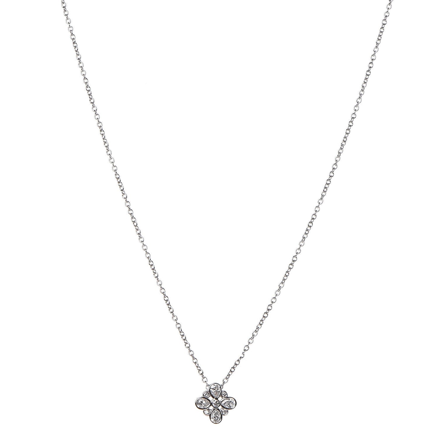 Platinum Diamond Enchant Pendant Necklace