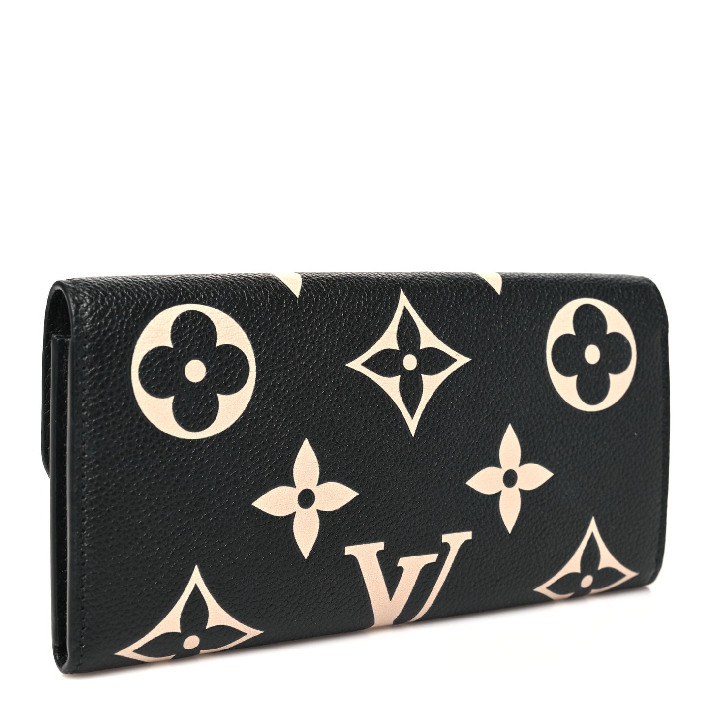Empreinte Monogram Giant Emilie Wallet Black Beige