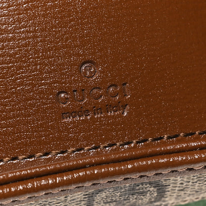 Gucci GG Supreme Monogram Azalea Calfskin Web Mini Jackie 1961 Hobo Beige Ebony Brown Sugar 6 of 9