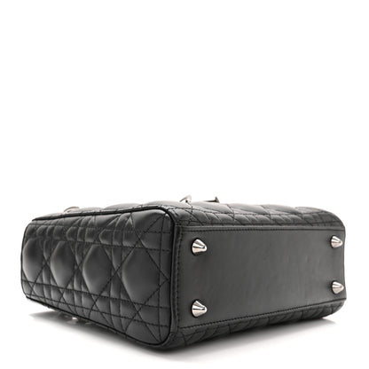 Christian Dior Lambskin Cannage Small My ABCDior Lady Dior Black 4 of 10