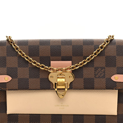 Louis Vuitton Damier Ebene Vavin Chain Wallet Creme 8 of 8