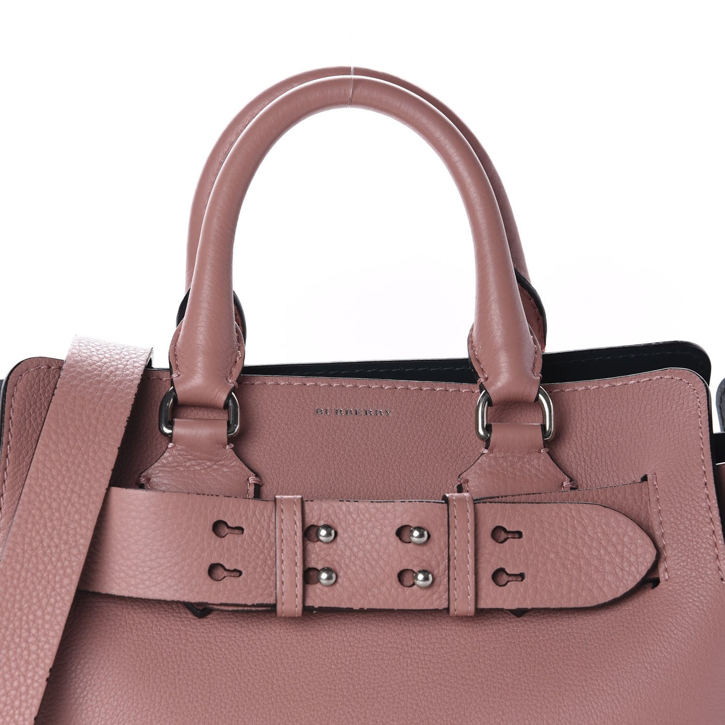 Soft Grain Calfskin Small Belt Bag Dusty Pink