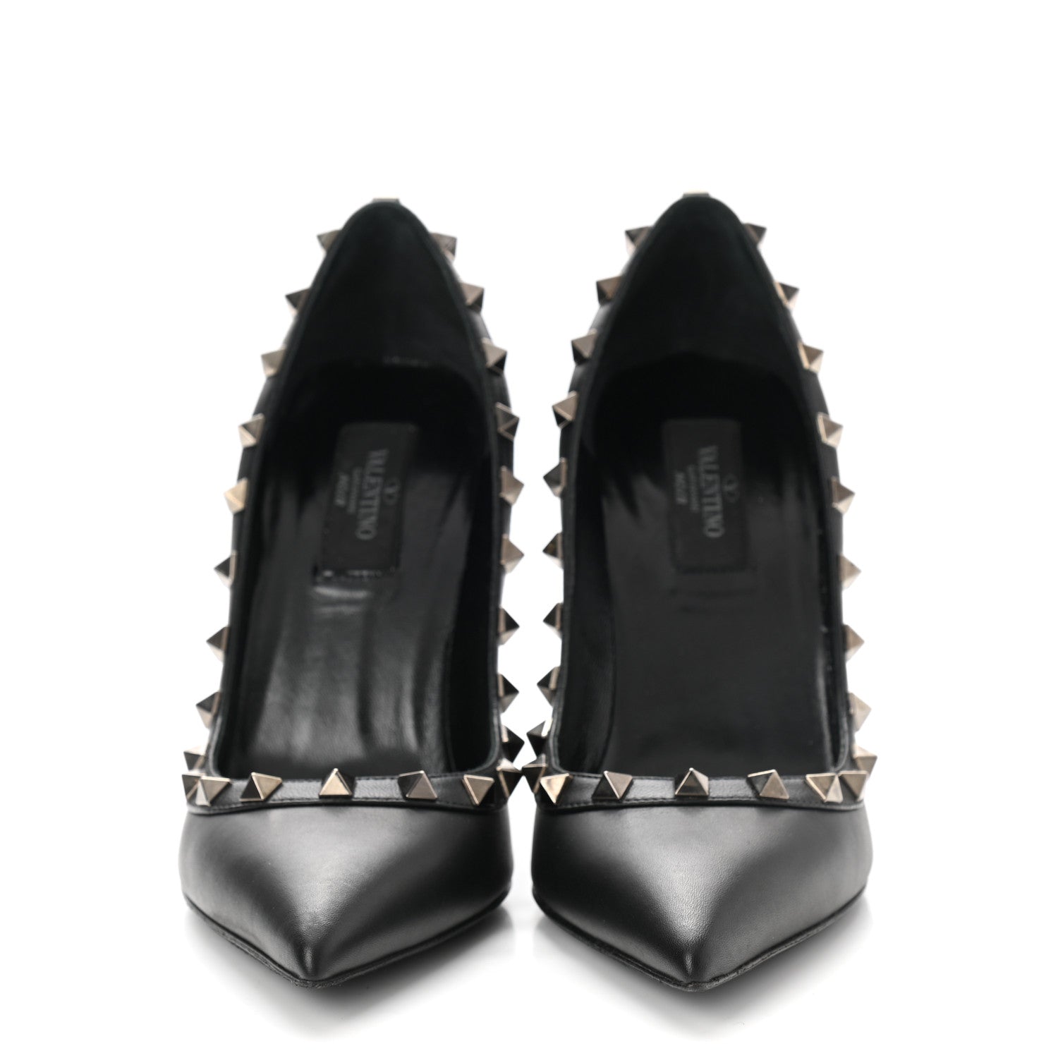 Valentino Garavani Nappa Rockstud 100mm Pumps 36 Black 2 of 9