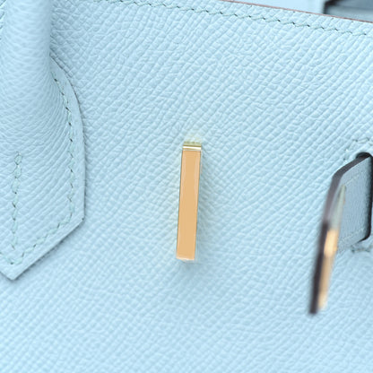 Hermes Epsom Birkin 30 Bleu Atoll 11 of 28