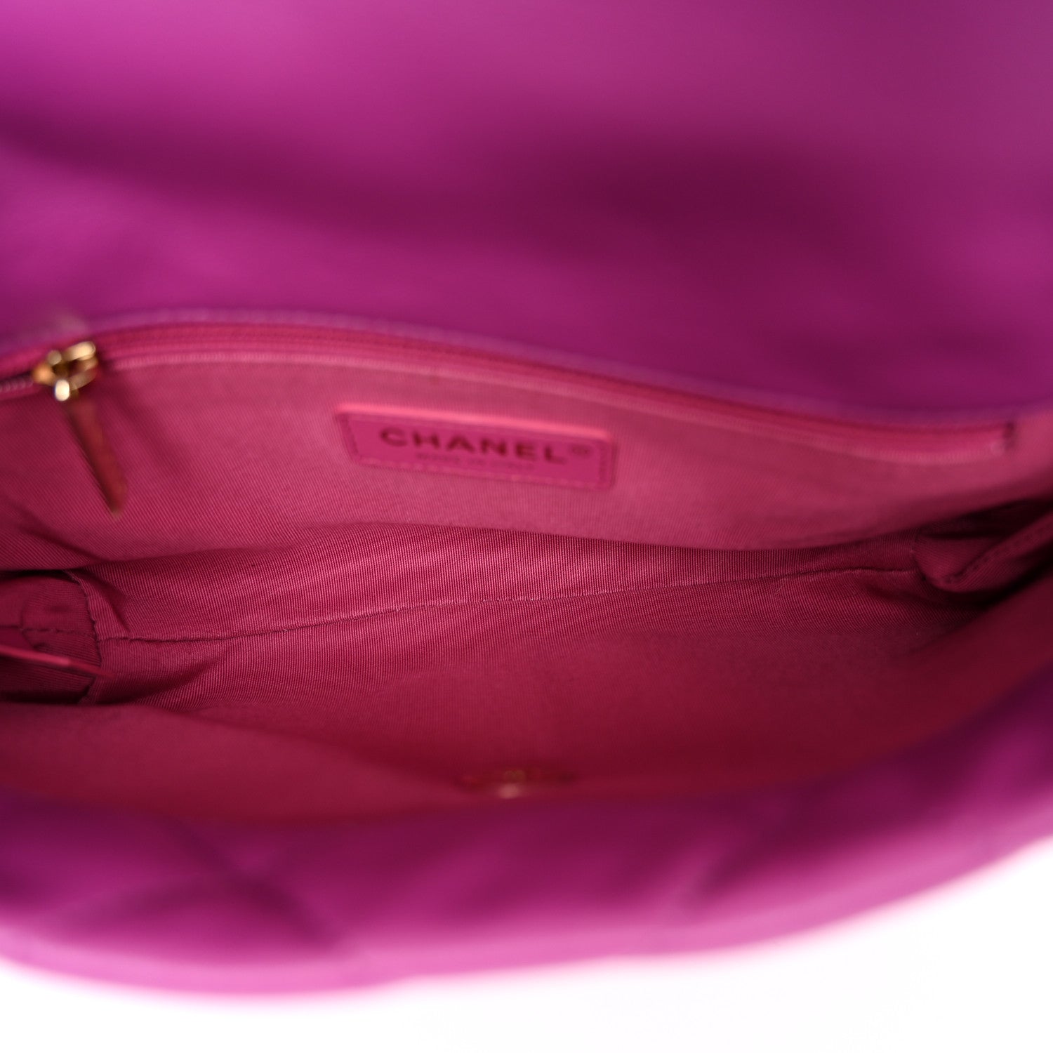 Chanel Lambskin Quilted Small Logo Strap Flap Purple 5 of 10