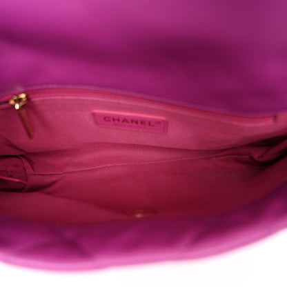 Chanel Lambskin Quilted Small Logo Strap Flap Purple 5 of 10
